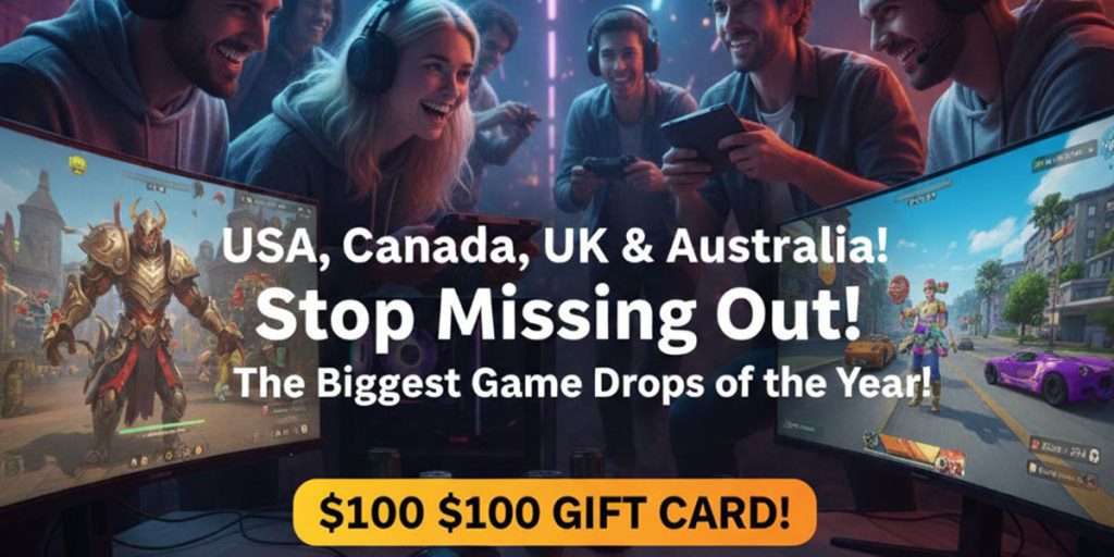 Win a 100 Gaming Gift Card!